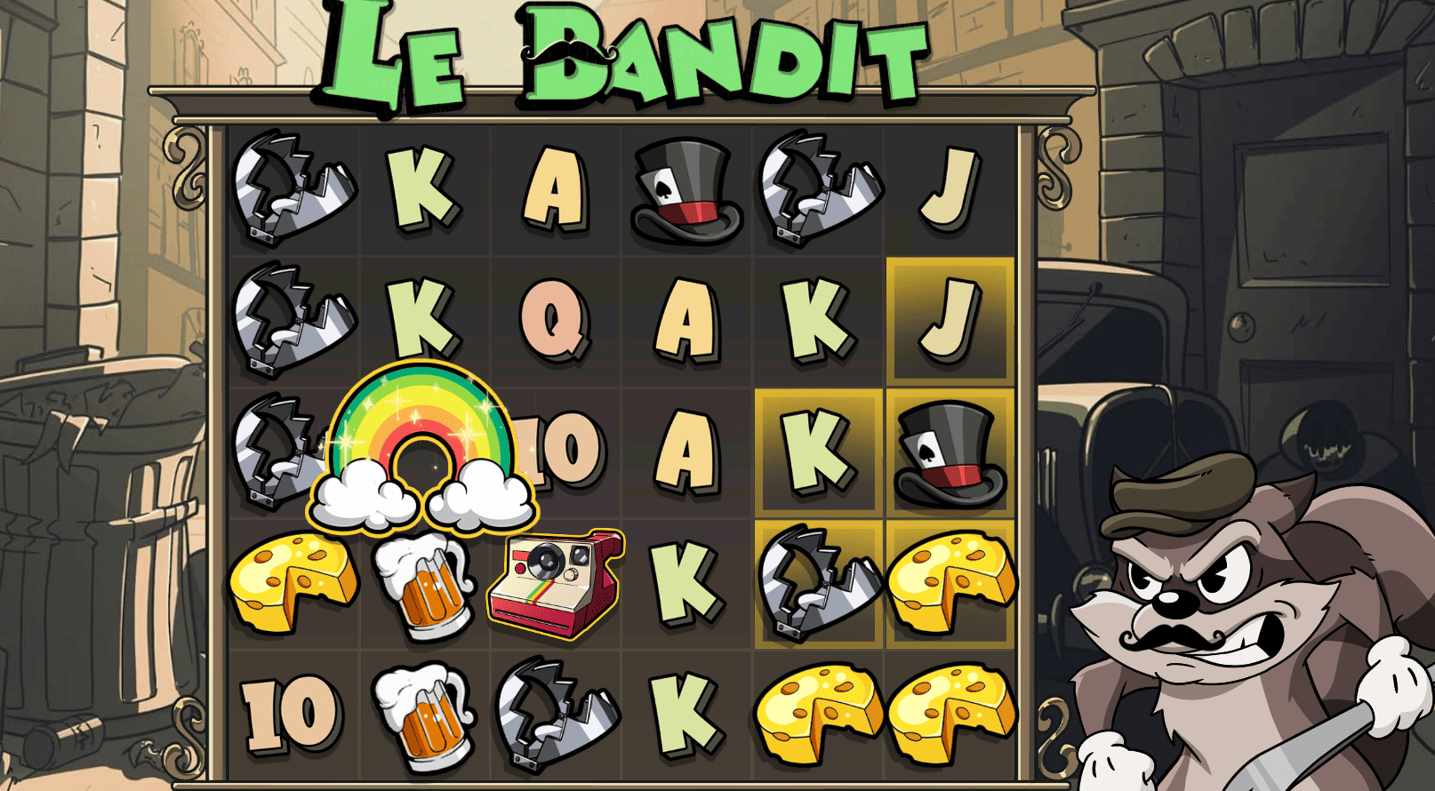 Le Bandit Golden Squares Mechanic Explained